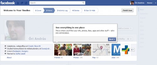 Facebook Timeline Tour 3