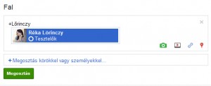 Jelöld be akiről, vagy akinek írsz a Google Plusban