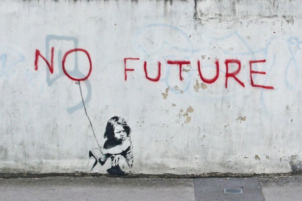 No future by Banksy